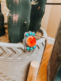 Coral Statement Ring