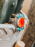 Coral Statement Ring