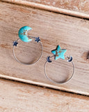 Cosmic Stud Hoops