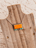 Turquoise Stars Bar Necklace