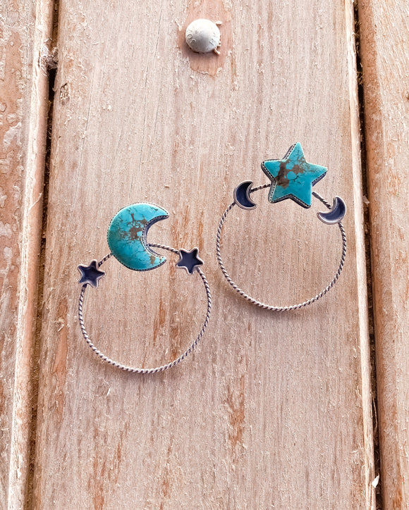 Cosmic Stud Hoops