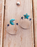 Cosmic Stud Hoops