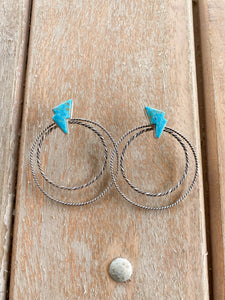 Sonora Bolt Stud Hoops